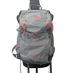 Ascend "Drift 33L" Hiking Backpack with Hydration Pack, Gray & Coral